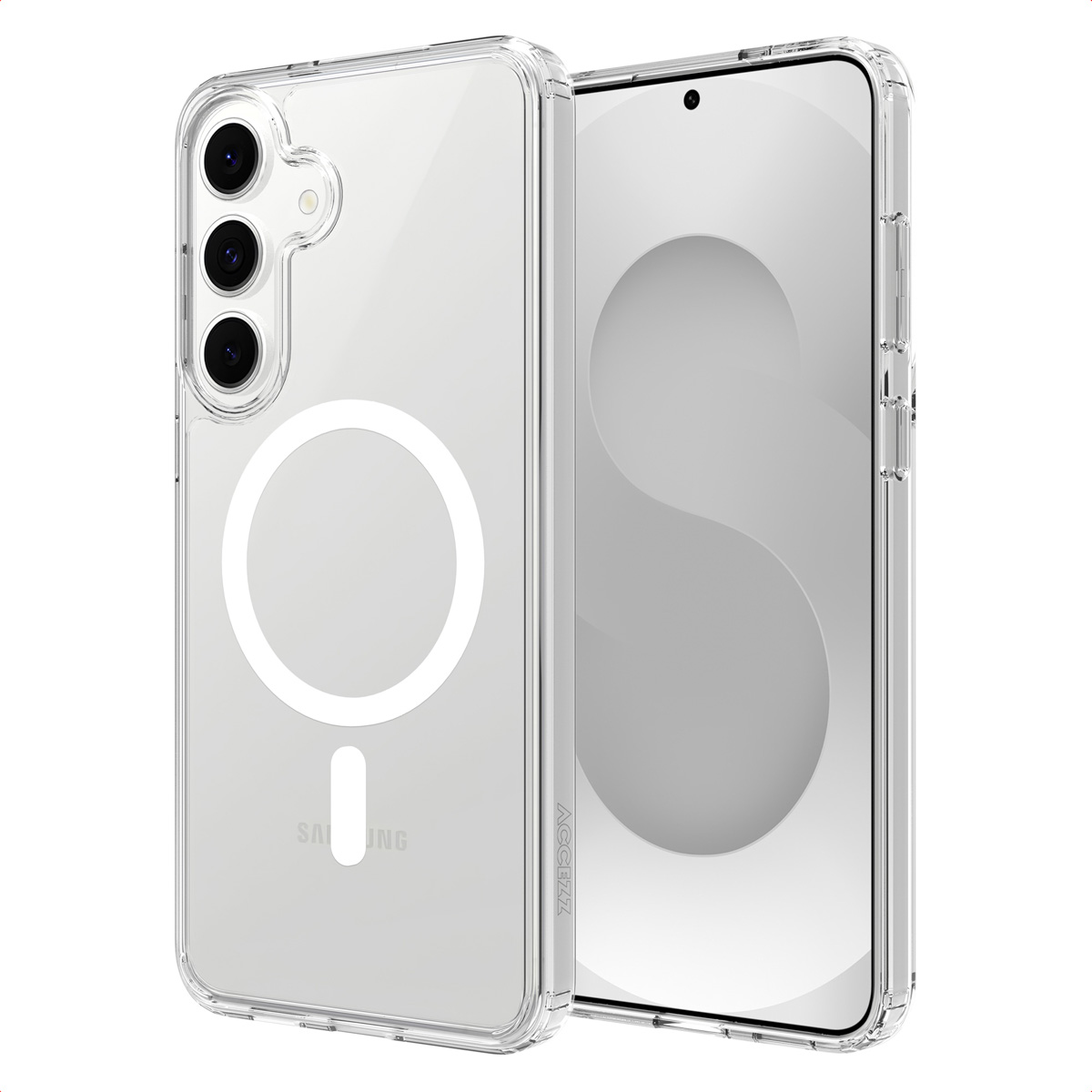 Accezz Xtreme Impact Backcover met MagSafe Samsung Galaxy S25 FE – Transparant