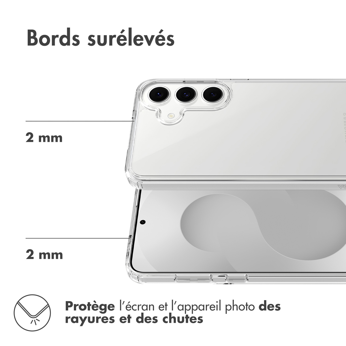 Accezz Xtreme Impact Backcover Samsung Galaxy S25 FE - Transparant - Afbeelding 9