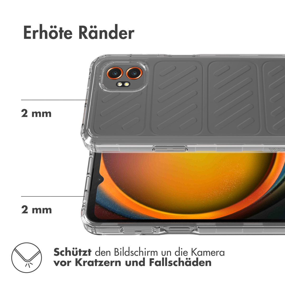 Accezz Xtreme Impact Backcover Samsung Galaxy Xcover 7 Pro - Transparant - Afbeelding 9