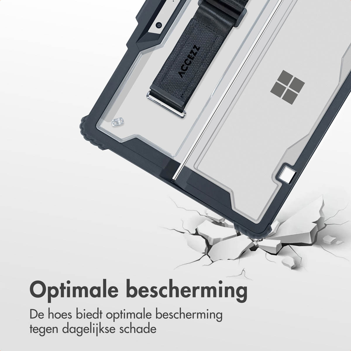 Accezz Rugged case met stand Microsoft Surface Pro 9 / Pro 10 / Pro 11 - Zwart - Afbeelding 6