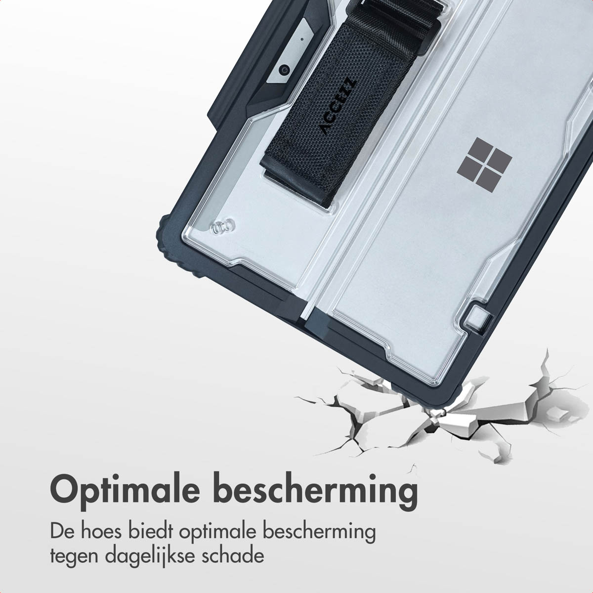 Accezz Rugged case met stand Microsoft Surface Go / Go 2 / Go 3 / Go 4 - Zwart - Afbeelding 6