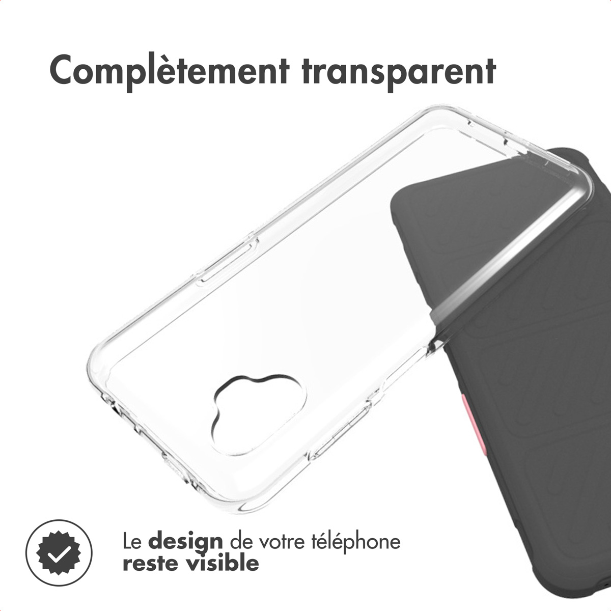 Accezz Clear Backcover Samsung Galaxy Xcover 7 Pro - Transparant - Afbeelding 5