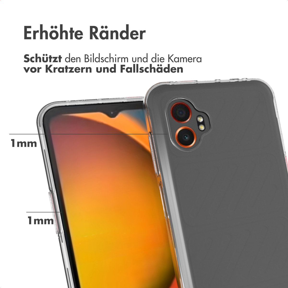 Accezz Clear Backcover Samsung Galaxy Xcover 7 Pro - Transparant - Afbeelding 7