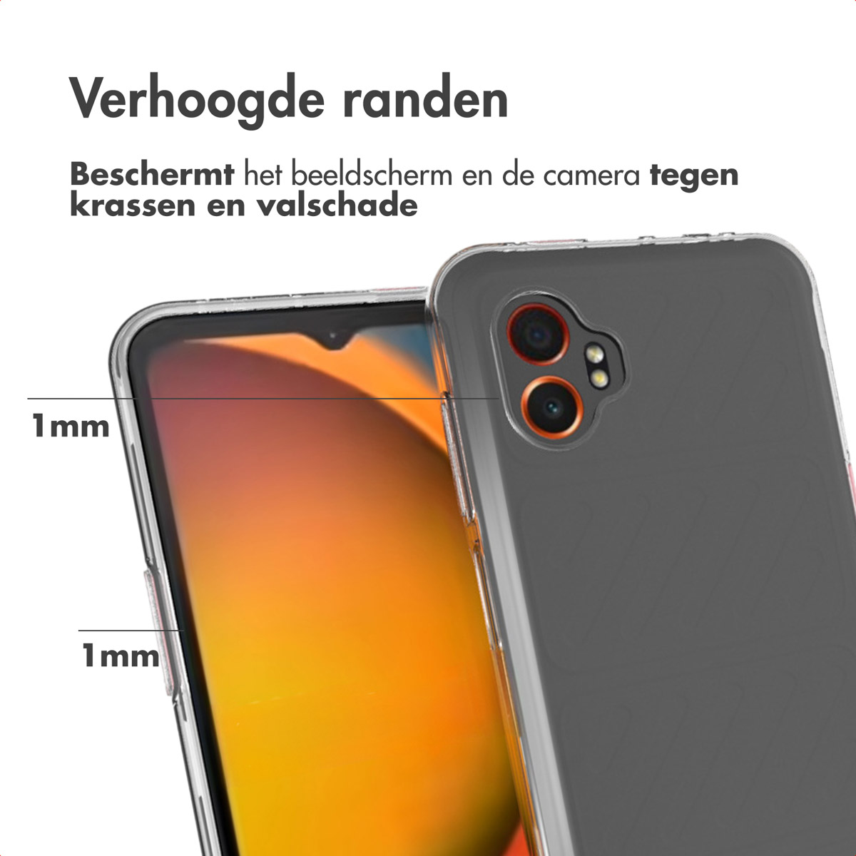 Accezz Clear Backcover Samsung Galaxy Xcover 7 Pro - Transparant - Afbeelding 9