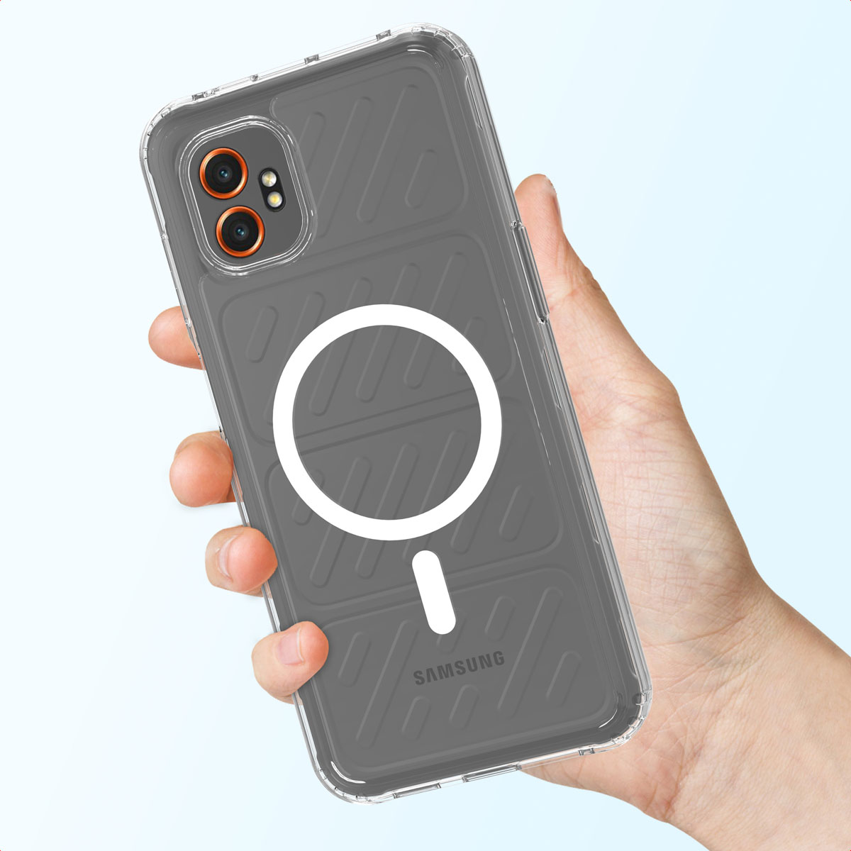 Accezz Xtreme Impact Backcover met MagSafe Samsung Galaxy Xcover 7 Pro - Transparant - Afbeelding 9