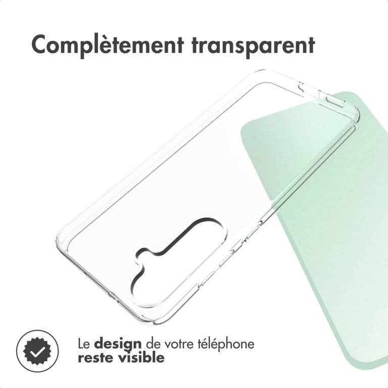 Accezz Clear Backcover Samsung Galaxy S25 FE - Transparant - Afbeelding 9