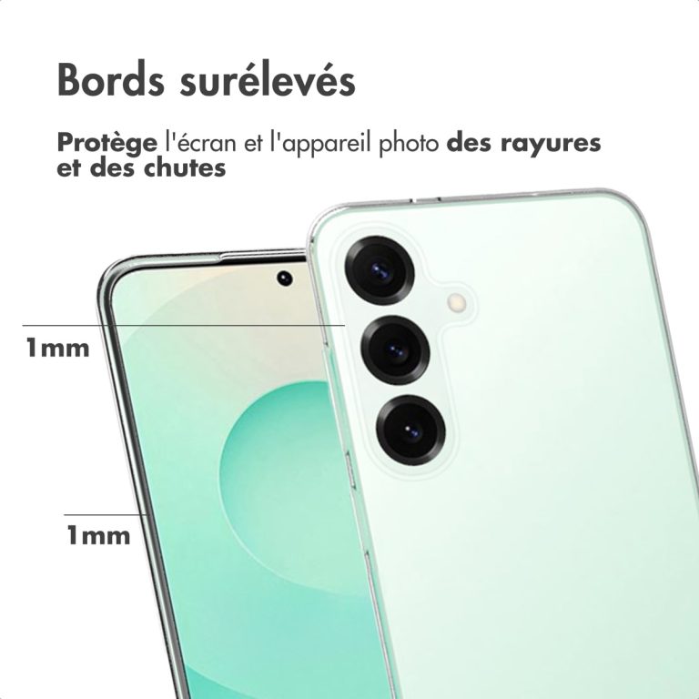 Accezz Clear Backcover Samsung Galaxy S25 FE - Transparant - Afbeelding 8
