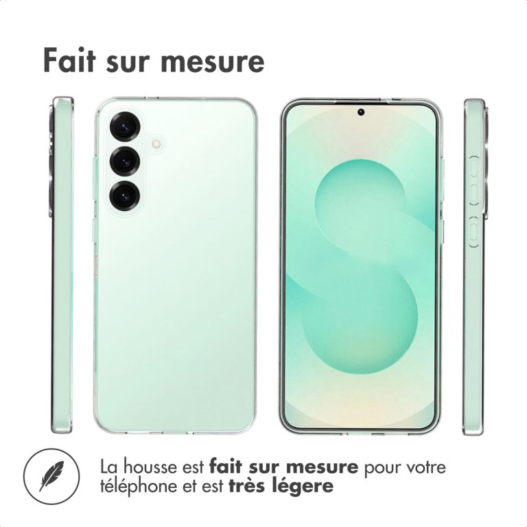Accezz Clear Backcover Samsung Galaxy S25 FE - Transparant - Afbeelding 7