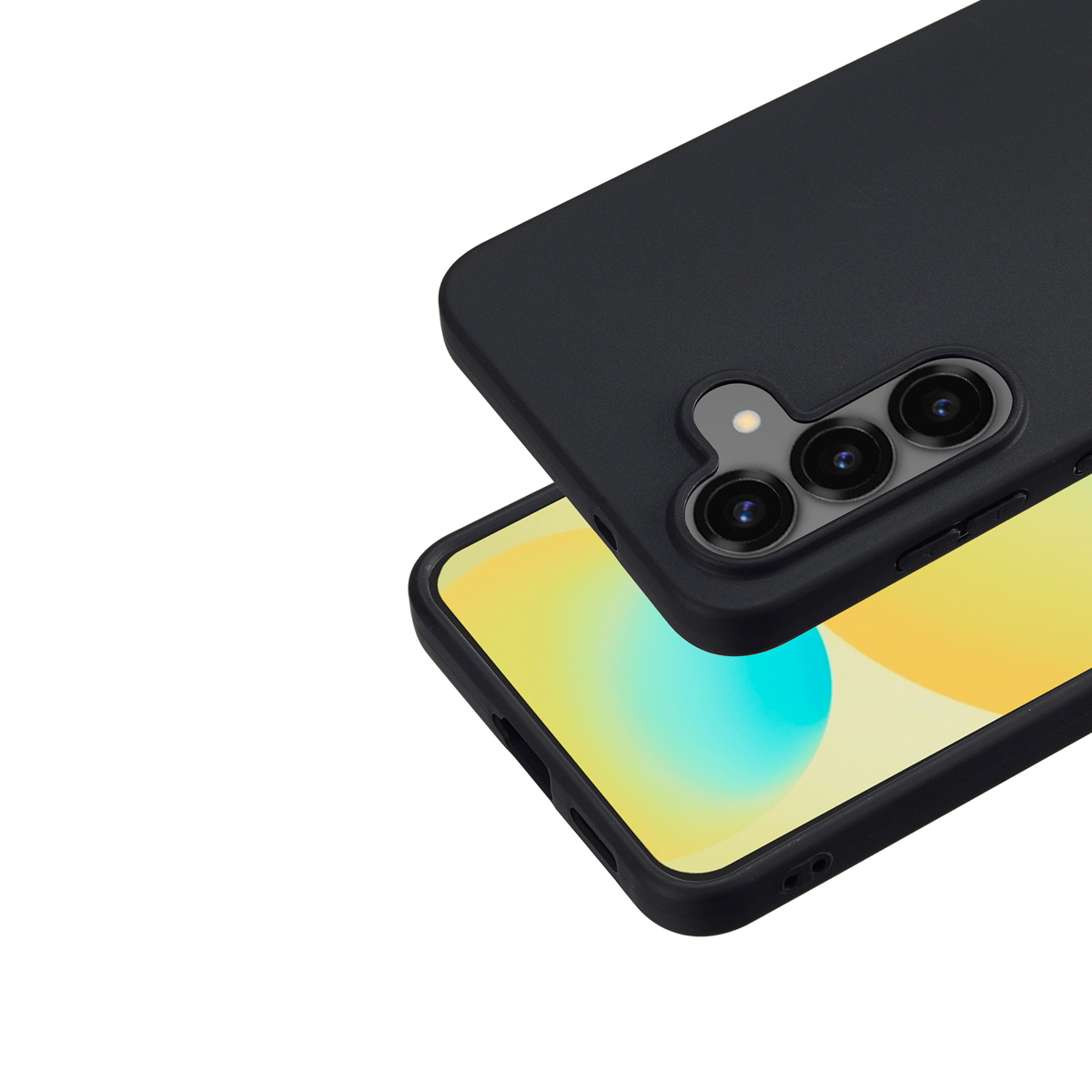 Accezz Color Backcover Samsung Galaxy S25 FE - Zwart - Afbeelding 5