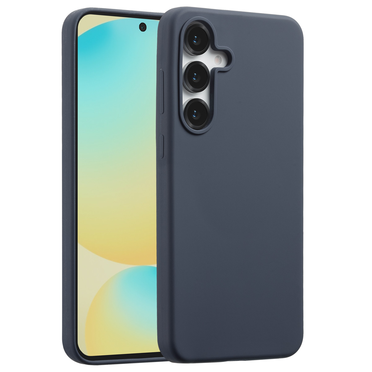 Accezz Liquid Silicone Backcover met MagSafe Samsung Galaxy S25 FE - Donkerblauw - Afbeelding 9