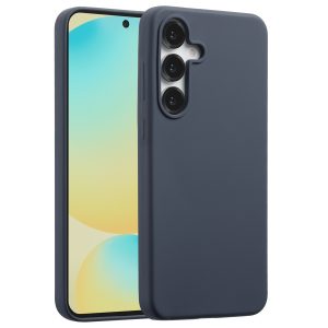 Accezz Liquid Silicone Backcover met MagSafe Samsung Galaxy S25 FE - Donkerblauw