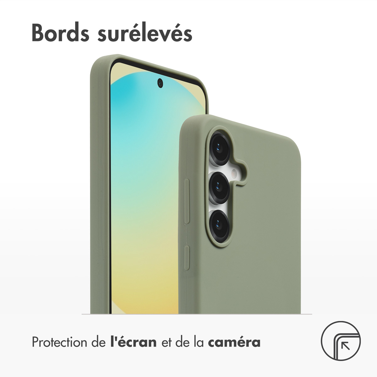 Accezz Liquid Silicone Backcover met MagSafe Samsung Galaxy S25 FE - Cooper Green - Afbeelding 7