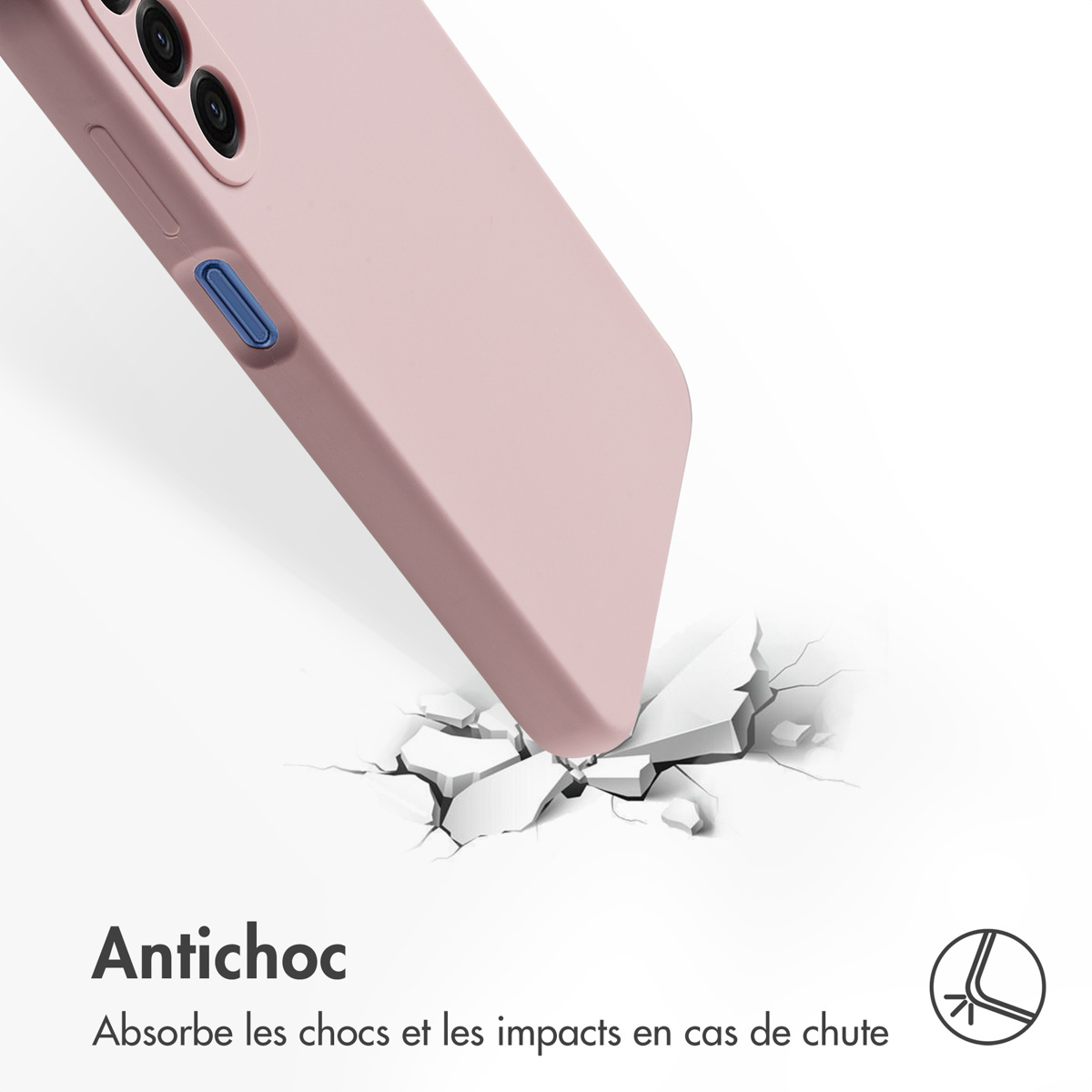 Accezz Liquid Silicone Backcover Samsung Galaxy A17 - Roze - Afbeelding 10
