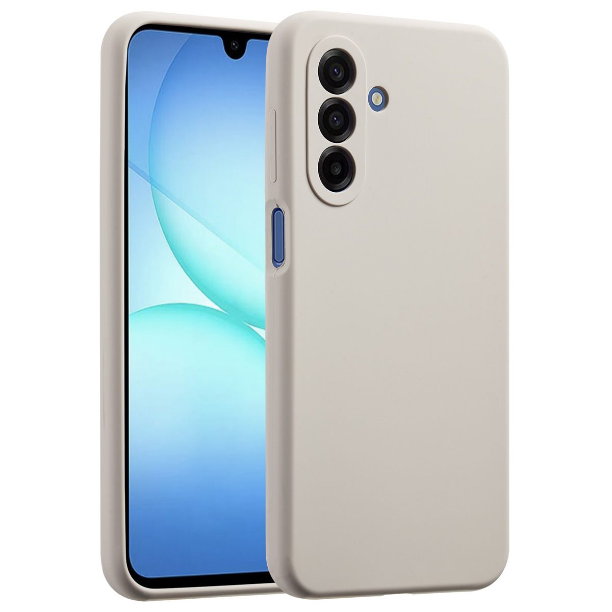 Accezz Liquid Silicone Backcover Samsung Galaxy A17 - Stone - Afbeelding 3