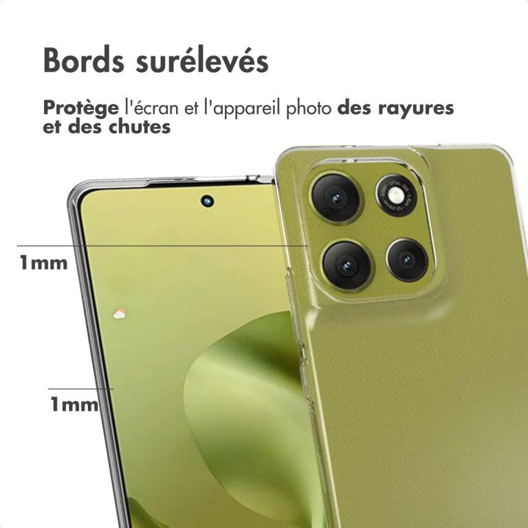 Accezz Clear Backcover Motorola Moto G86 - Transparant - Afbeelding 7