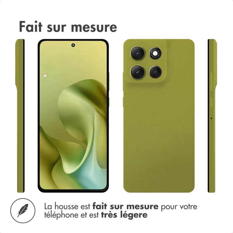 Accezz Clear Backcover Motorola Moto G86 - Transparant - Afbeelding 8