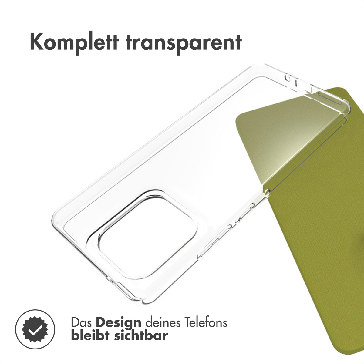 Accezz Clear Backcover Motorola Moto G86 Power - Transparant - Afbeelding 4