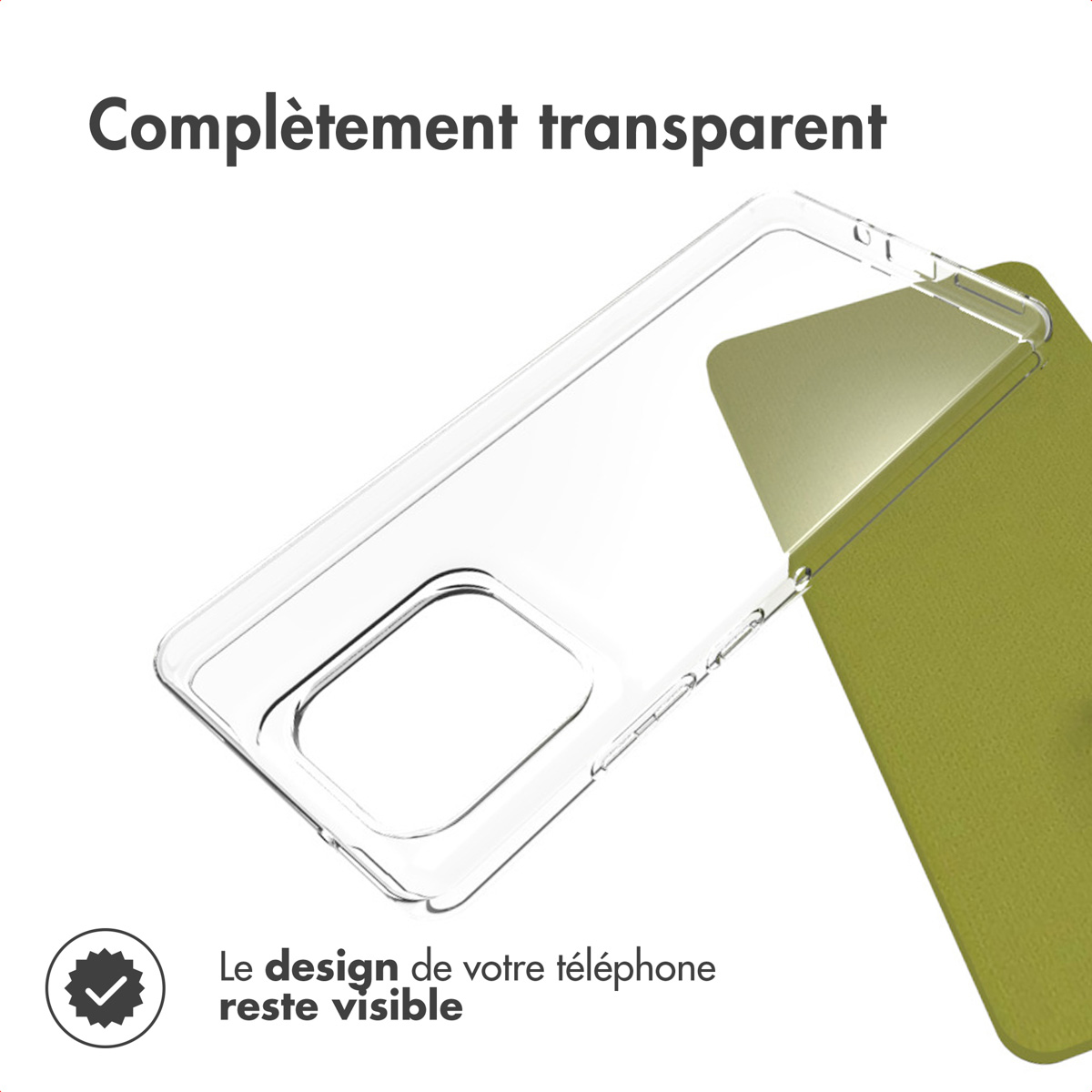 Accezz Clear Backcover Motorola Moto G86 Power - Transparant - Afbeelding 5