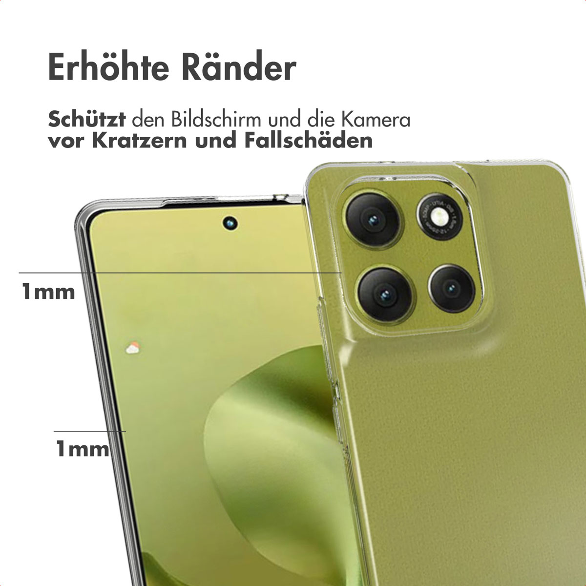 Accezz Clear Backcover Motorola Moto G86 Power - Transparant - Afbeelding 7