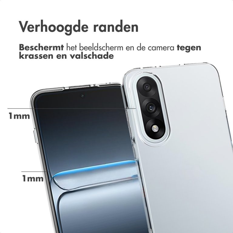Accezz Clear Backcover OnePlus Nord 5 - Transparant - Afbeelding 3