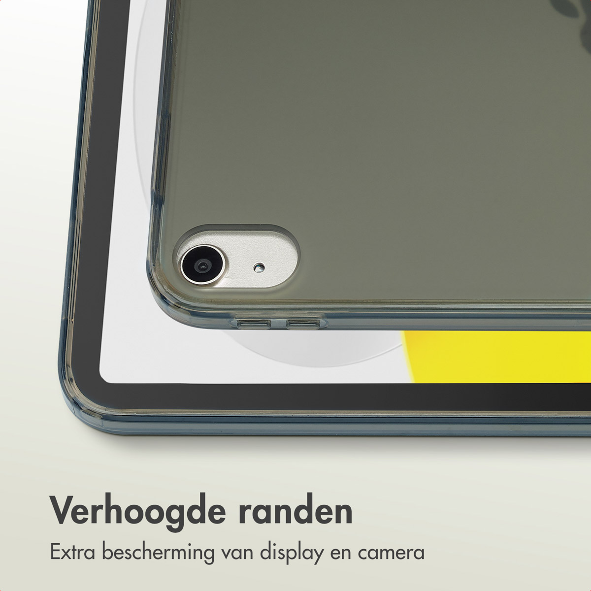 Accezz Frosted Backcover Apple iPad 11 (2025) 11 inch A16 / iPad 10 (2022) 10.9 inch - Zwart - Afbeelding 7