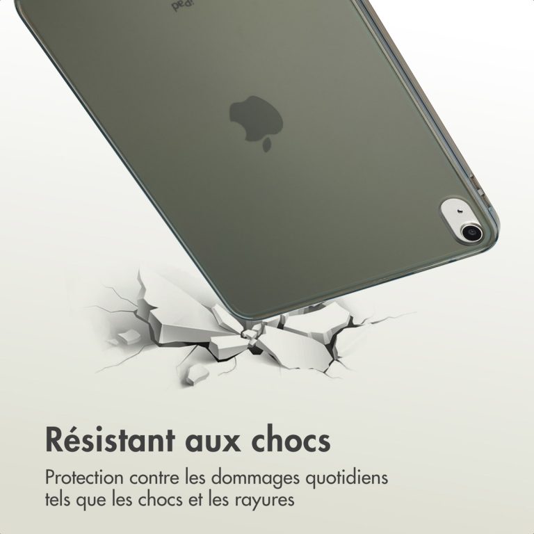 Accezz Frosted Backcover Apple iPad 11 (2025) 11 inch A16 / iPad 10 (2022) 10.9 inch - Zwart - Afbeelding 9