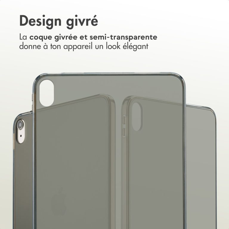 Accezz Frosted Backcover Apple iPad 11 (2025) 11 inch A16 / iPad 10 (2022) 10.9 inch - Zwart - Afbeelding 7