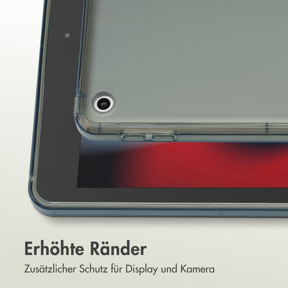 Accezz Frosted Backcover Apple iPad 9 (2021) 10.2 inch / iPad 8 (2020) 10.2 inch / iPad 7 (2019) 10.2 inch - Zwart - Afbeelding 8