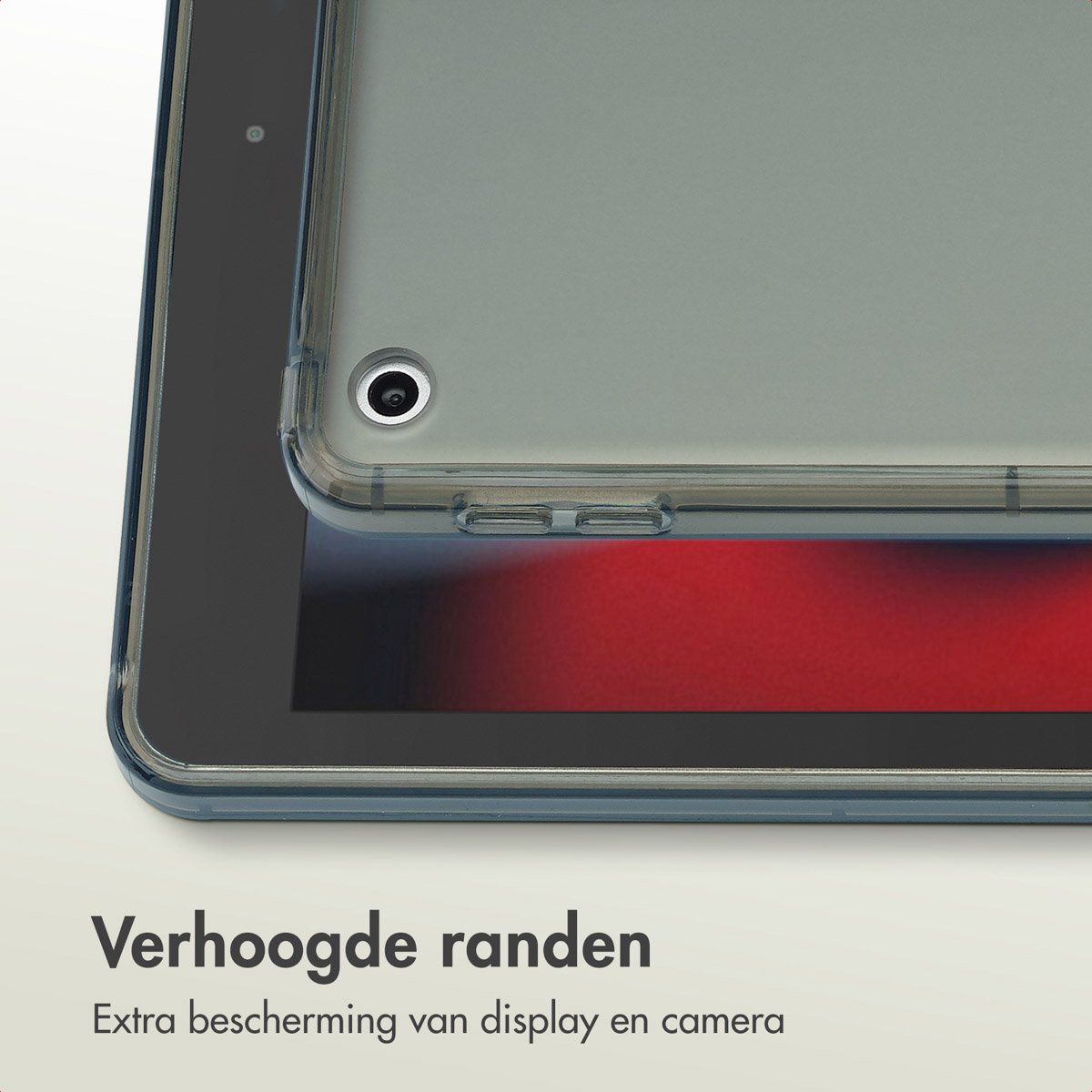 Accezz Frosted Backcover Apple iPad 9 (2021) 10.2 inch / iPad 8 (2020) 10.2 inch / iPad 7 (2019) 10.2 inch - Zwart - Afbeelding 7