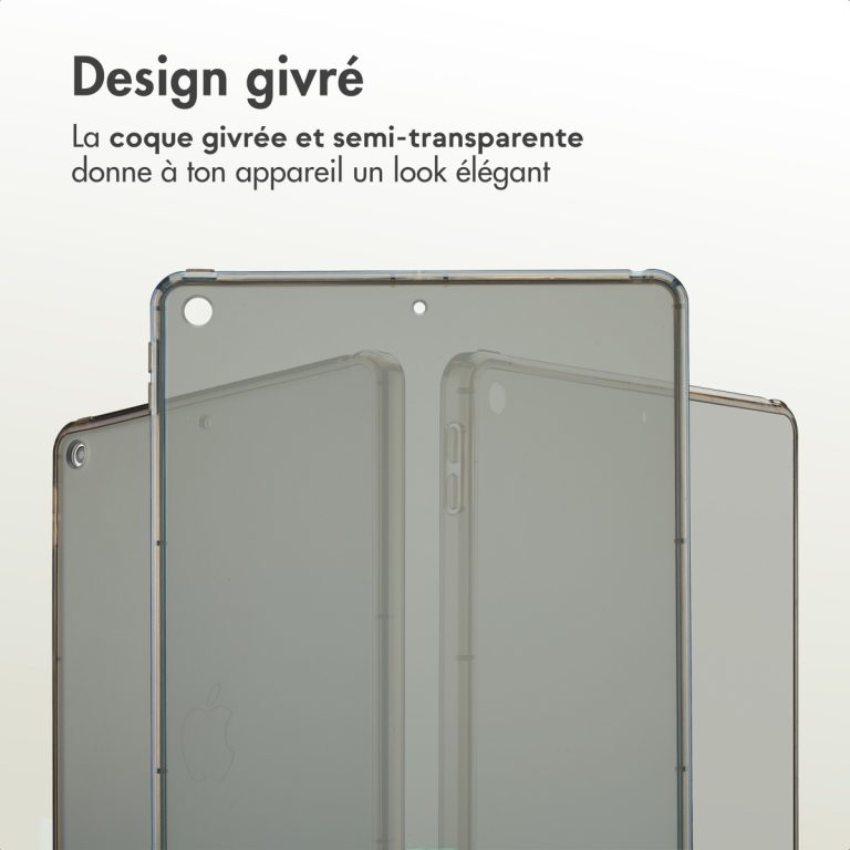 Accezz Frosted Backcover Apple iPad 9 (2021) 10.2 inch / iPad 8 (2020) 10.2 inch / iPad 7 (2019) 10.2 inch - Zwart - Afbeelding 10