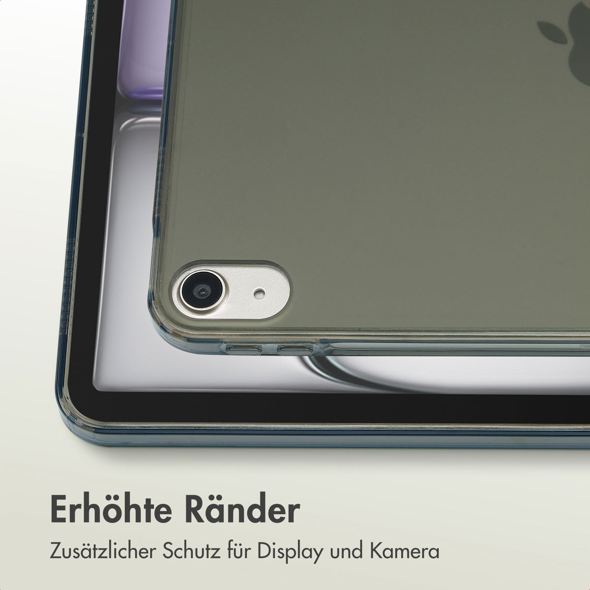 Accezz Frosted Backcover Apple iPad Air 11 inch (2025) M3 / (2024) M2 / Air 5 (2022) / Air 4 (2020) - Zwart - Afbeelding 8