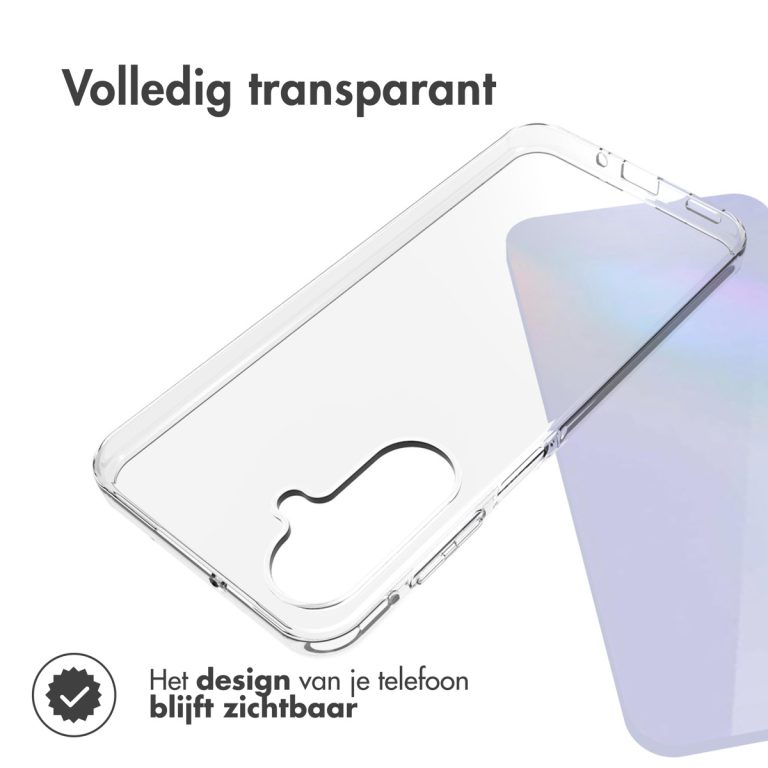 Accezz Clear Backcover Samsung Galaxy A17 - Transparant - Afbeelding 5