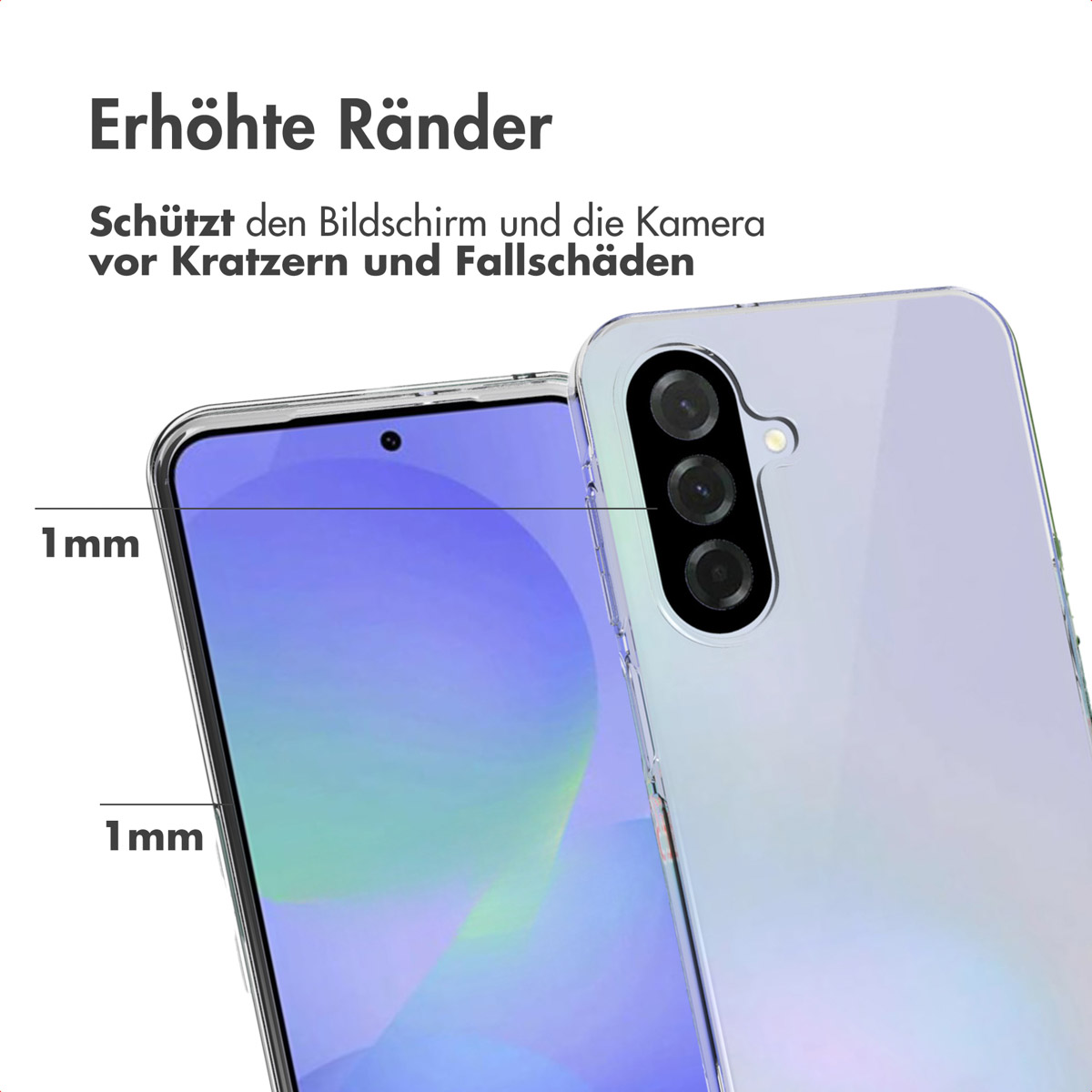 Accezz Clear Backcover Samsung Galaxy A17 - Transparant - Afbeelding 7