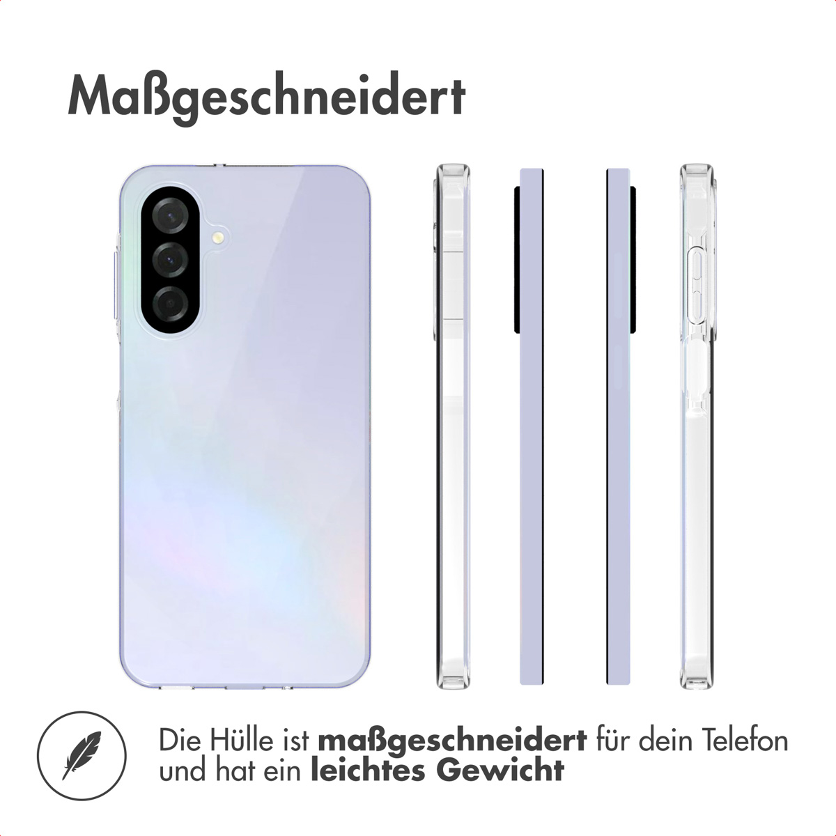 Accezz Clear Backcover Samsung Galaxy A17 - Transparant - Afbeelding 10