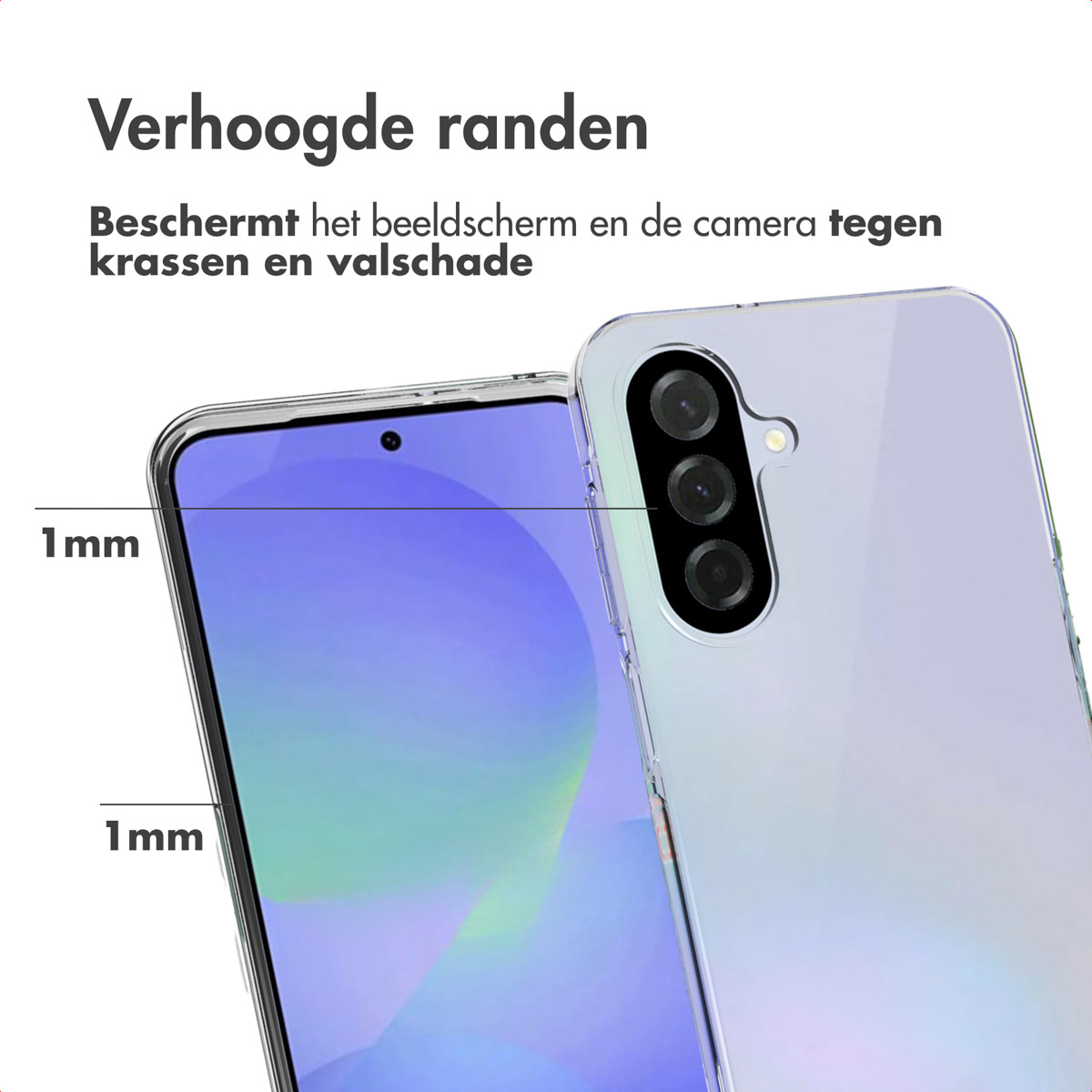 Accezz Clear Backcover Samsung Galaxy A17 - Transparant - Afbeelding 9