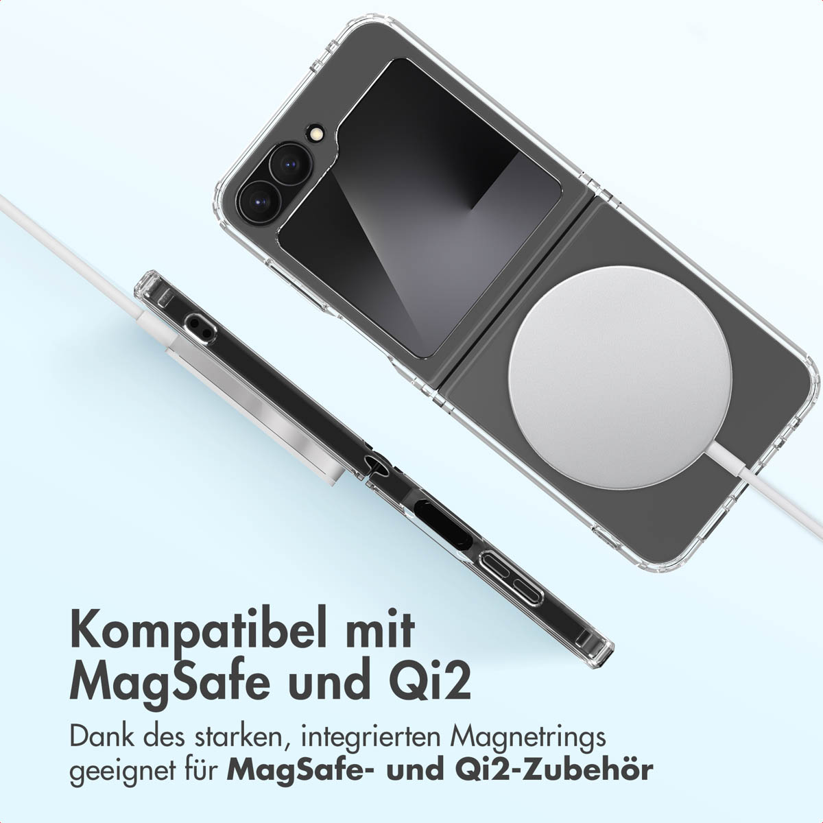 Accezz Xtreme Impact Backcover Samsung Galaxy Z Flip 7 FE - Transparant - Afbeelding 10