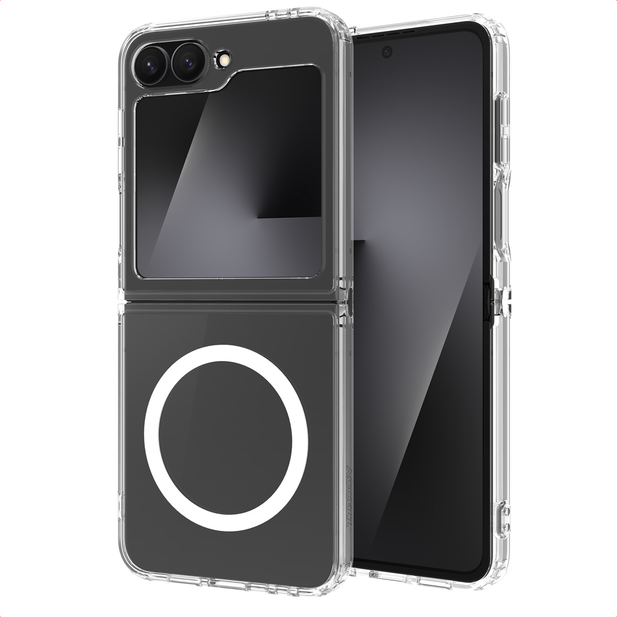 Accezz Xtreme Impact Backcover Samsung Galaxy Z Flip 7 FE - Transparant - Afbeelding 3