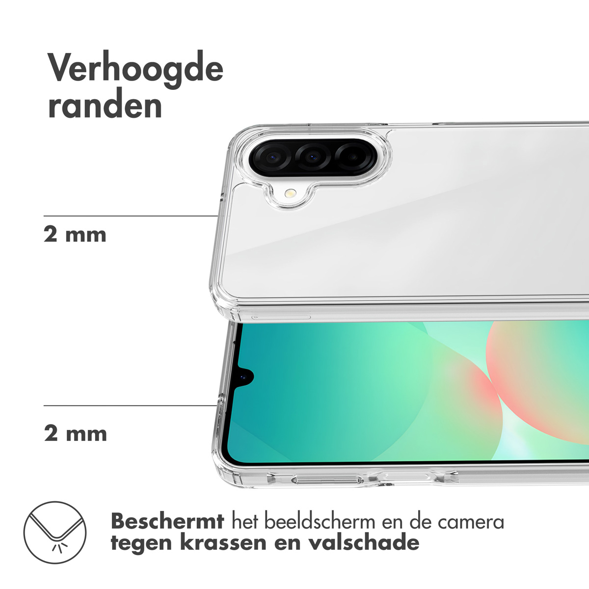 Accezz Xtreme Impact Backcover Samsung Galaxy A17 - Transparant - Afbeelding 7