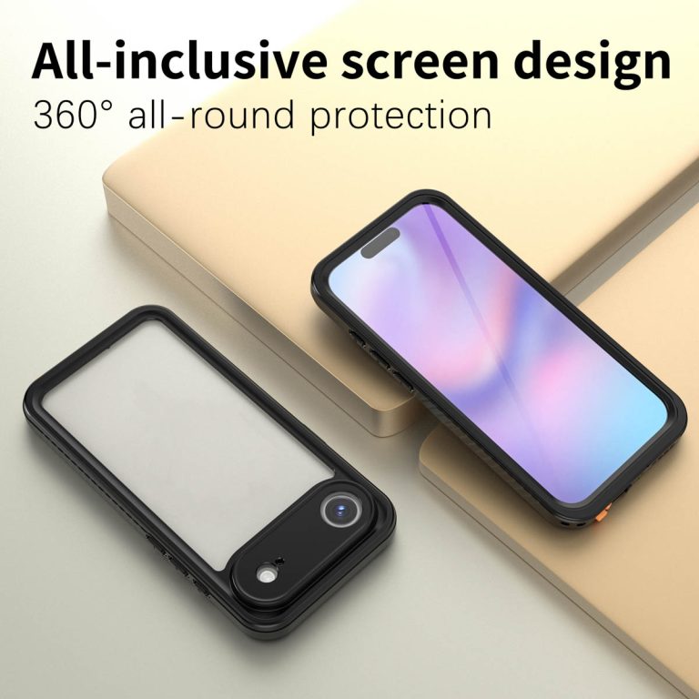 Redpepper Dot Plus Waterproof Backcover Apple iPhone Air - Zwart - Afbeelding 2
