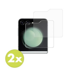 Accezz Gehard Glas Screenprotector 2-pack Samsung Galaxy Z Flip 5 / 6 / 7 FE