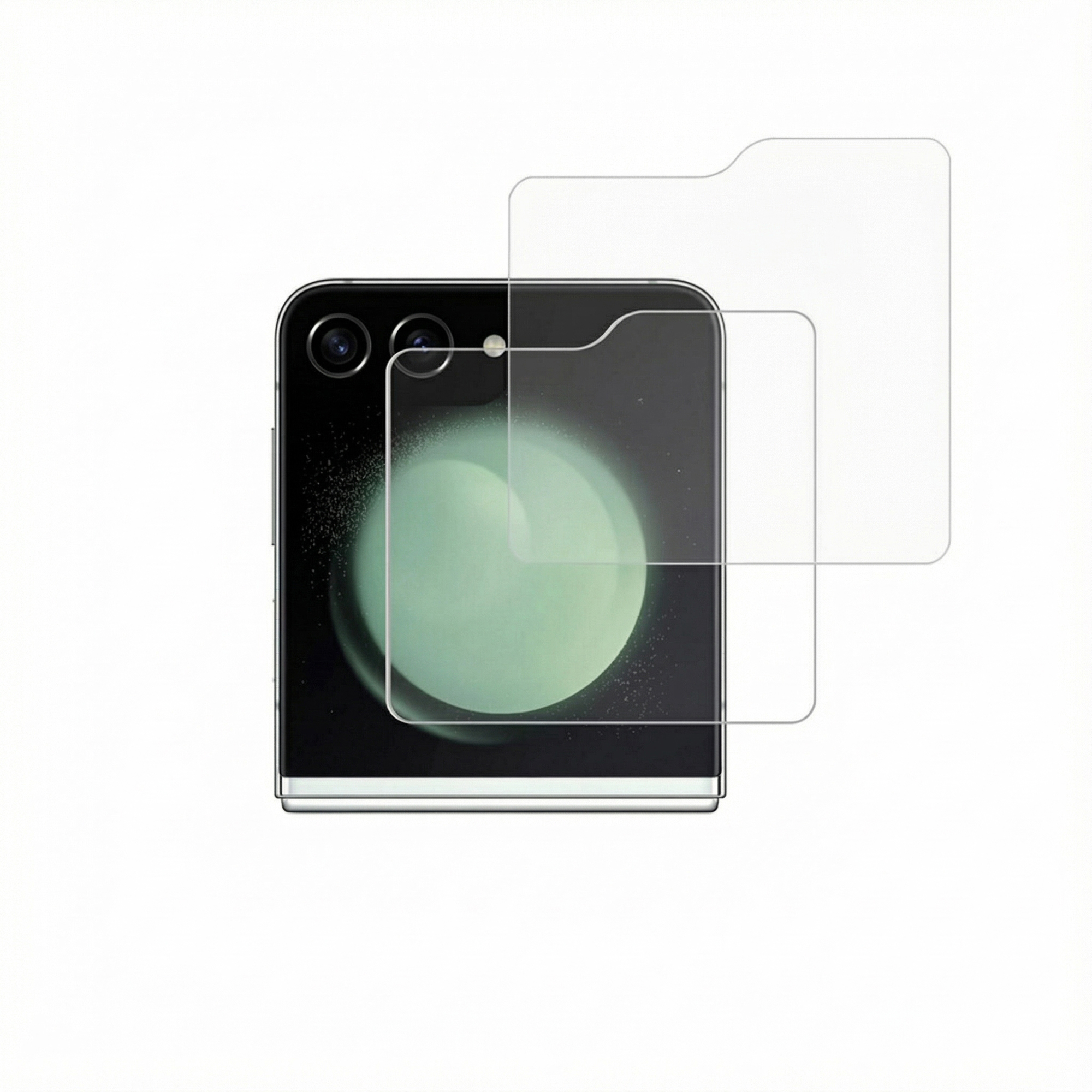 Accezz Gehard Glas Screenprotector 2-pack Samsung Galaxy Z Flip 5 / 6 / 7 FE