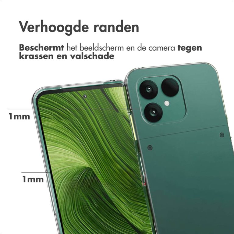 Accezz Clear Backcover Fairphone 6 - Transparant - Afbeelding 3