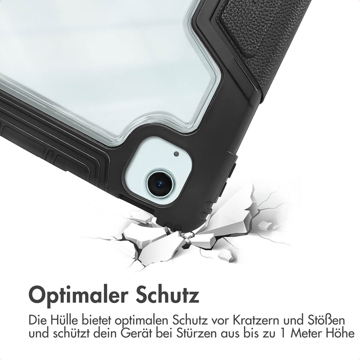 Accezz Rugged Trifold Bookcase Apple iPad Air 11 inch (2025) M3 / (2024) M2 / Air 5 (2022) / Air 4 (2020) - Zwart - Afbeelding 8