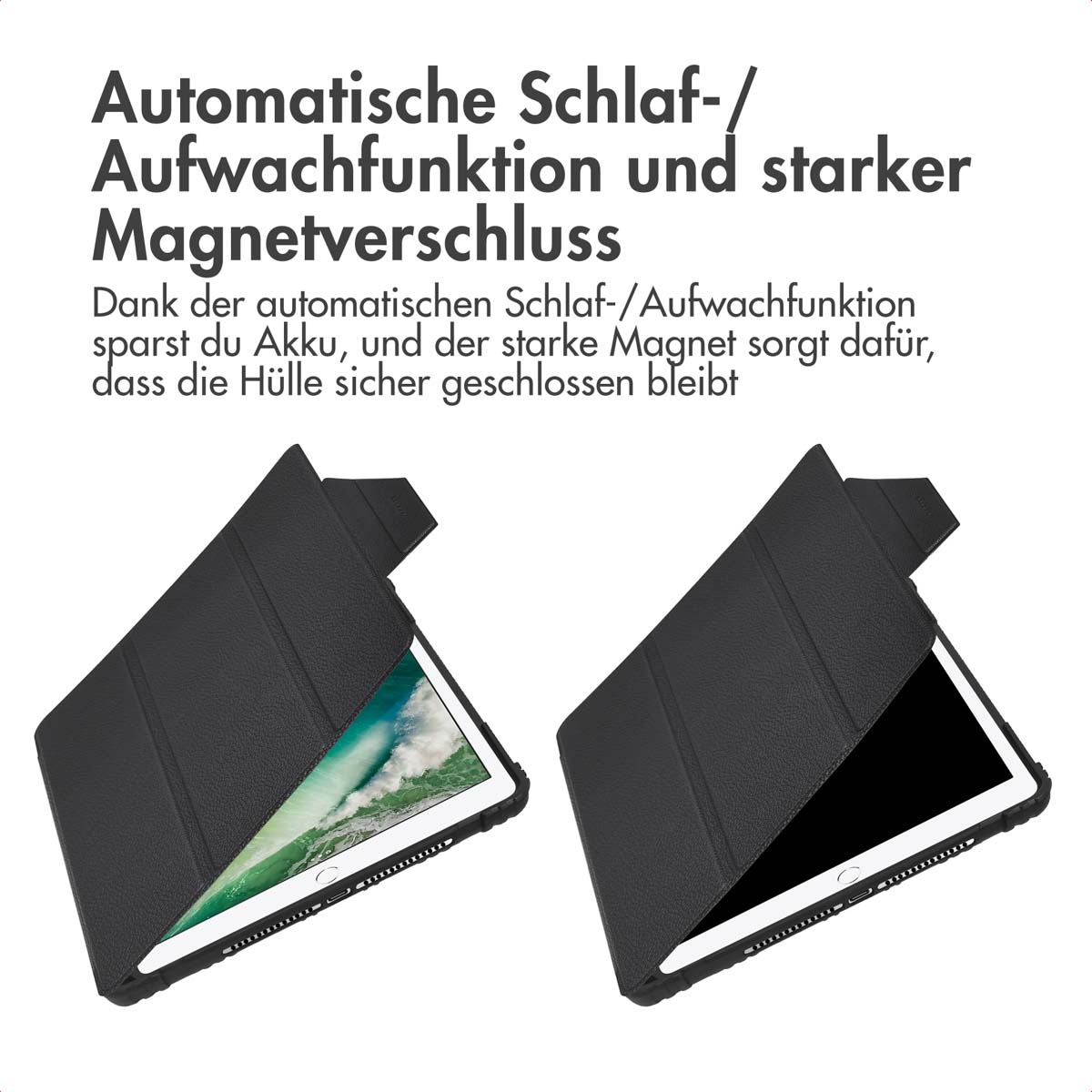 Accezz Rugged Trifold Bookcase Apple iPad 6 (2018) 9.7 inch / iPad 5 (2017) 9.7 inch / Air 2 (2014)/Air 1 (2013) - Zwart - Afbeelding 10