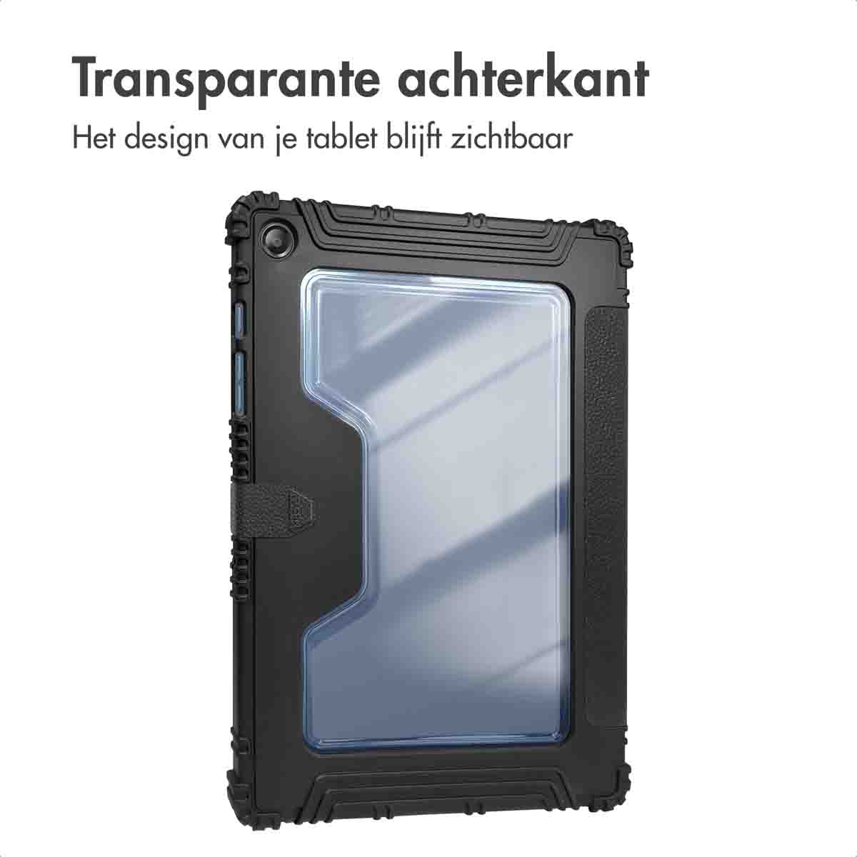 Accezz Rugged Trifold Bookcase Samsung Galaxy Tab A11 Plus / A9 Plus - Zwart - Afbeelding 8