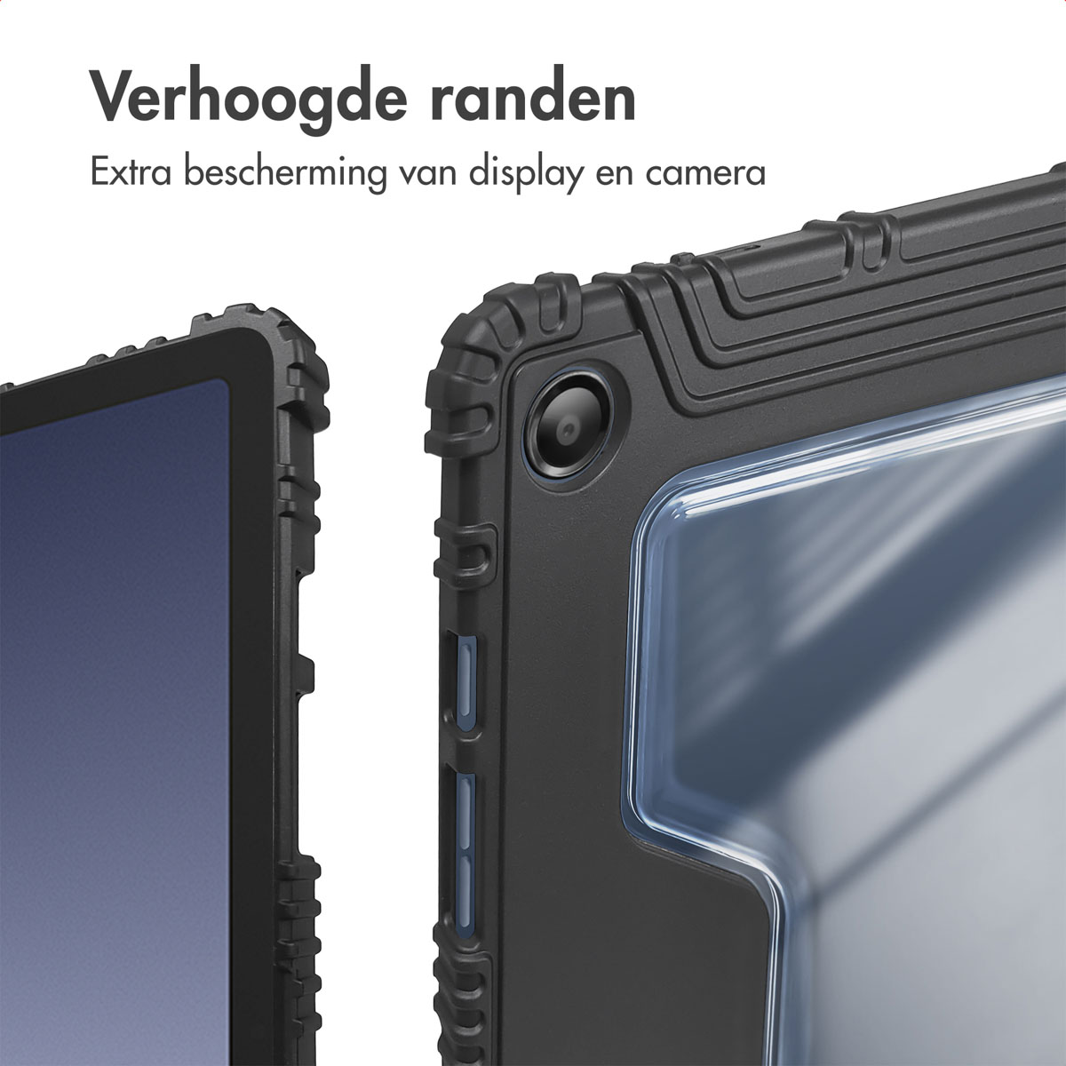 Accezz Rugged Trifold Bookcase Samsung Galaxy Tab A11 Plus / A9 Plus - Zwart - Afbeelding 6
