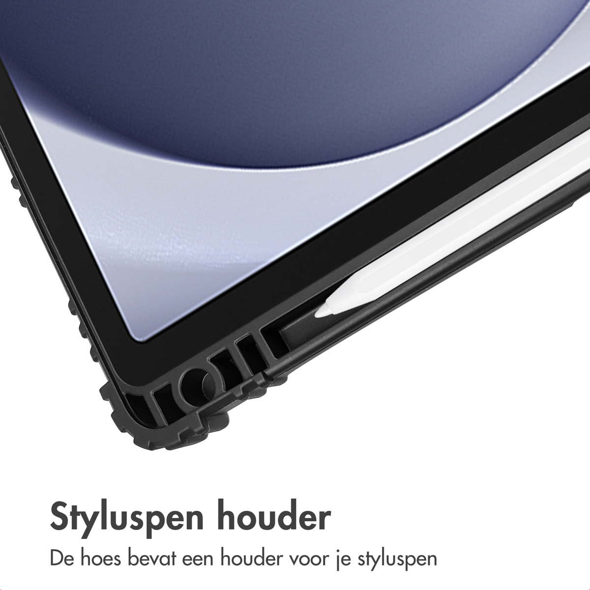 Accezz Rugged Trifold Bookcase Samsung Galaxy Tab A11 Plus / A9 Plus - Donkerblauw - Afbeelding 7