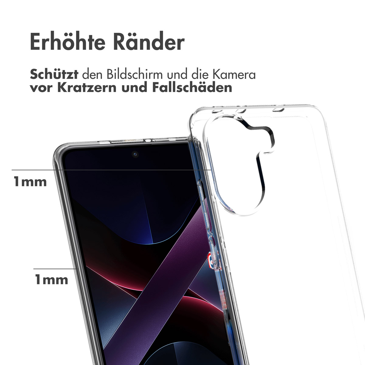 Accezz Clear Backcover Xiaomi Poco X7 Pro - Transparant - Afbeelding 7