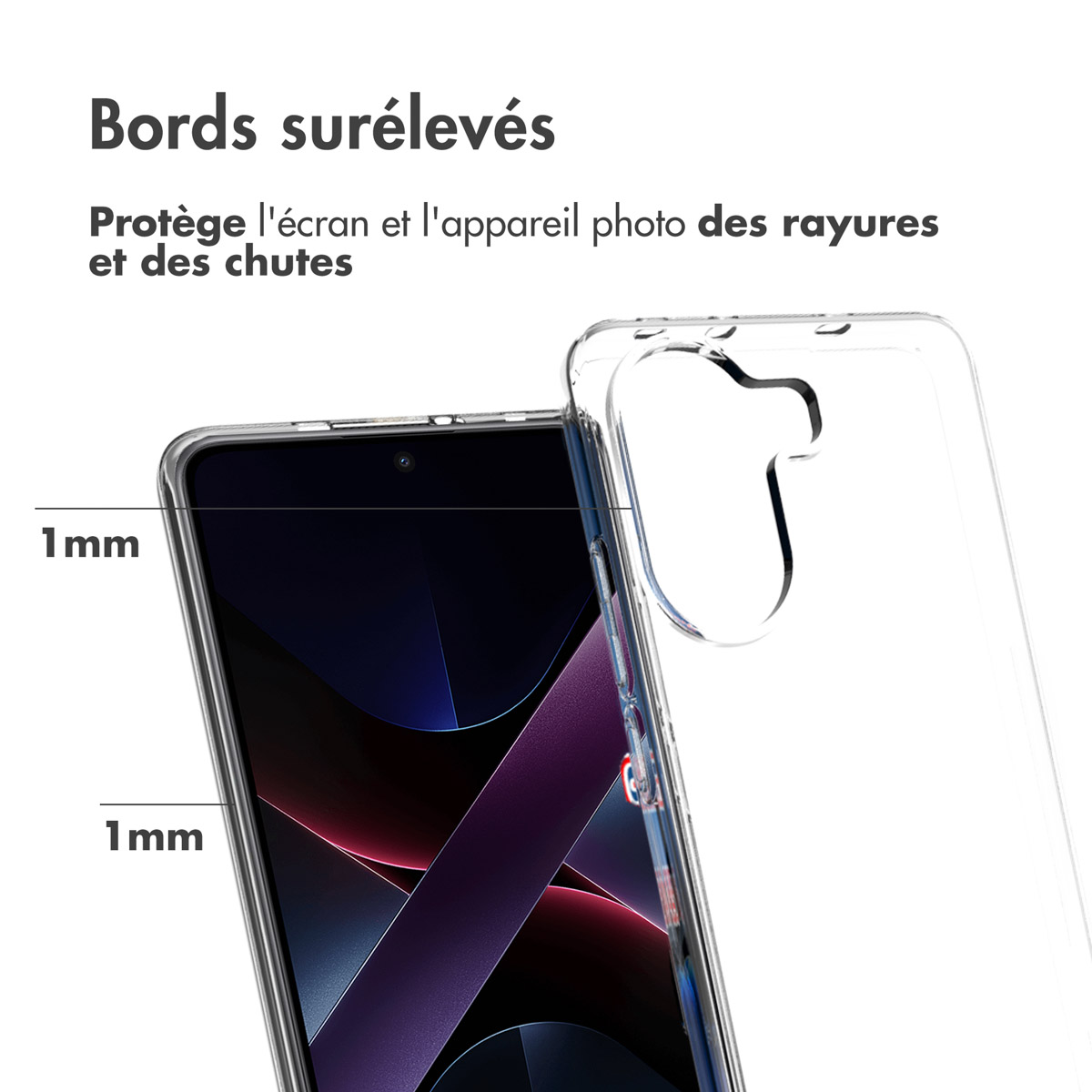 Accezz Clear Backcover Xiaomi Poco X7 Pro - Transparant - Afbeelding 8
