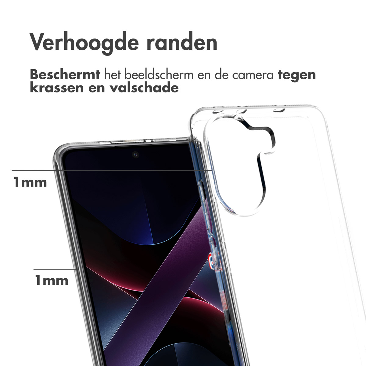 Accezz Clear Backcover Xiaomi Poco X7 Pro - Transparant - Afbeelding 9